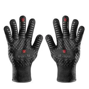 Small Heat Resistant Grilling Gloves for Women - Heat & Fire Proof Gloves for BBQ with Silicone & Cotton Lining | Barbeque, Kitchen, Baking, Oven Gloves for Meat Handling Small Heat Resistant Grilling Gloves for Women - Heat & Fire Proof Gloves for BBQ with Silicone & Cotton Lining | Barbeque, Kitchen, Baking, Oven Gloves for Meat Handling