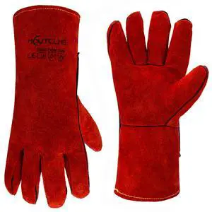 Long Welding Gloves 23.6 Inches 932,Heat/Fire Resistant Leather For Mig, Tig, Stick, Forge, BBQ, Grill, Fireplace (14in Red) Long Welding Gloves 23.6 Inches 932,Heat/Fire Resistant Leather For Mig, Tig, Stick, Forge, BBQ, Grill, Fireplace (14in Red)