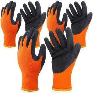 3 Pairs Heat Resistant Gloves Heat Press Gloves for Transfer Printing 3D Vacuum Transfer Machine Work, Orange and Black 3 Pairs Heat Resistant Gloves Heat Press Gloves for Transfer Printing 3D Vacuum Transfer Machine Work, Orange and Black