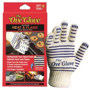 Superior Heat & Flame Hand Protection - Pack of 1 Oven Mitt Superior Heat & Flame Hand Protection - Pack of 1 Oven Mitt
