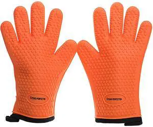 Silicone Smoker Oven Gloves -Extreme Heat Resistant BBQ Gloves -Handle Hot Food Right on Your Smoker Grill Fryer & Pit | Waterproof Oven Mitts |Superior Value Set+3 Bonuses Silicone Smoker Oven Gloves -Extreme Heat Resistant BBQ Gloves -Handle Hot Food Right on Your Smoker Grill Fryer & Pit | Waterproof Oven Mitts |Superior Value Set+3 Bonuses