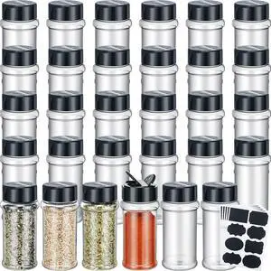 36 Pack 3 oz Clear Plastic Spice Jars with Label and Shaker Lids Empty Spice Bottles Seasoning Containers Seasoning Jars Shaker Condiment Pots for Pepper Herbs Powders(Black) 36 Pack 3 oz Clear Plastic Spice Jars with Label and Shaker Lids Empty Spice Bottles Seasoning Containers Seasoning Jars Shaker Condiment Pots for Pepper Herbs Powders(Black)