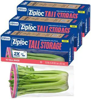 Tall Food Storage Bags, 30 Count Tall Food Storage Bags, 30 Count