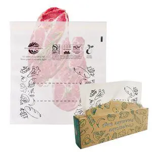 Compostable Food Storage Bags, Large Gallon Resealable Freezer Bags, 50 Count, 10.5 x 10.6 inches, PFAS & BPA FREE, Certified US BPI ASTM D6400 Europe OK Compost Compostable Food Storage Bags, Large Gallon Resealable Freezer Bags, 50 Count, 10.5 x 10.6 inches, PFAS & BPA FREE, Certified US BPI ASTM D6400 Europe OK Compost