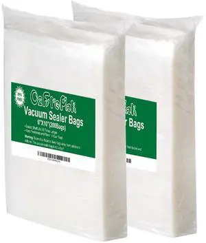 200 Pint 6" x 10" Vacuum Sealer Bags with BPA Free and Heavy Duty, Vacuum Seal Food Sealer Bags,Great for Food Storage Vaccume Sealer PreCut Bag 200 Pint 6" x 10" Vacuum Sealer Bags with BPA Free and Heavy Duty, Vacuum Seal Food Sealer Bags,Great for Food Storage Vaccume Sealer PreCut Bag