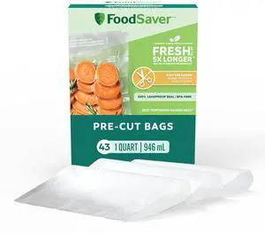 Cut Vacuum Seal Bags, Easy Use Vacuum Storage Bags, Align to Seal and Tear to Open Vacuum Sealer Storage Bags, 43 Pack Cut Vacuum Seal Bags, Easy Use Vacuum Storage Bags, Align to Seal and Tear to Open Vacuum Sealer Storage Bags, 43 Pack