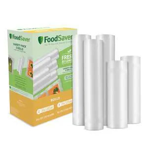 Custom Length Vacuum Sealer Bags Multipack, 5 Count Rolls for Airtight Food Storage and Sous Vide - Compatible with FoodSaver, 8 (2 Pack) and 11 (3 Pack) Custom Length Vacuum Sealer Bags Multipack, 5 Count Rolls for Airtight Food Storage and Sous Vide - Compatible with FoodSaver, 8 (2 Pack) and 11 (3 Pack)