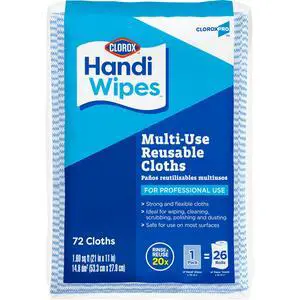 Clorox Handi Wipes Multi Use Reusable Cloths, 72 Count Clorox Handi Wipes Multi Use Reusable Cloths, 72 Count