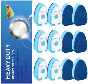 Sponge Refills, Non Scratch Dish Wand Refills Replacement Heads Sponge Refills, Non Scratch Dish Wand Refills Replacement Heads