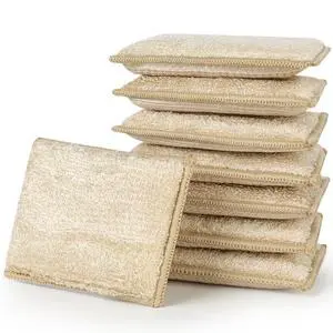 Bamboo Natural Absorbent Sponges Kitchen Cleaning Sponges Reusable Dish Washing Sponges Beige (8 Pack) Bamboo Natural Absorbent Sponges Kitchen Cleaning Sponges Reusable Dish Washing Sponges Beige (8 Pack)