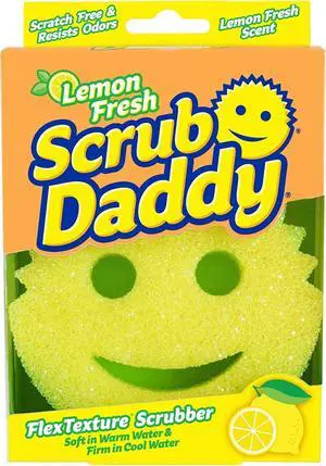 Sponge - Lemon Fresh Scent - Scratch-Free Multipurpose Dish Sponge - BPA Free & Made with Polymer Foam - Stain & Odor Resistant Kitchen Sponge (1 Count) Sponge - Lemon Fresh Scent - Scratch-Free Multipurpose Dish Sponge - BPA Free & Made with Polymer Foam - Stain & Odor Resistant Kitchen Sponge (1 Count)