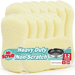 Kitchen Sponges, Dish Scrub Sponge 12 Pack Odor-Resistant, Quick-Drying, Non-Scratch for Washing Dishes, Pans, Pots & Nonstick Cookware Kitchen Sponges, Dish Scrub Sponge 12 Pack Odor-Resistant, Quick-Drying, Non-Scratch for Washing Dishes, Pans, Pots & Nonstick Cookware