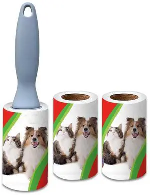 Pet Hair Lint Rollers, 3 Pack, 90 Sheets Each Reusable Sticky Roller for Pet Hair, Cat & Dog Hair Remover, Lint Remover, Pet Hair Remover for Furniture, Clothing & Cars Pet Hair Lint Rollers, 3 Pack, 90 Sheets Each Reusable Sticky Roller for Pet Hair, Cat & Dog Hair Remover, Lint Remover, Pet Hair Remover for Furniture, Clothing & Cars