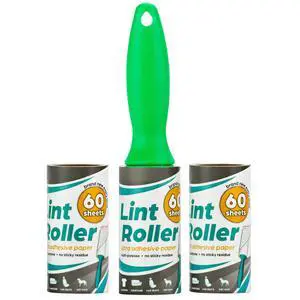 Lint Roller with 2 Refills, Pet Hair Remover, 180 Extra Sticky Sheets, Lint Roller Brush, Dog & Cat Hair Removal, Lint, Dust from Clothes, Furniture and More Lint Roller with 2 Refills, Pet Hair Remover, 180 Extra Sticky Sheets, Lint Roller Brush, Dog & Cat Hair Removal, Lint, Dust from Clothes, Furniture and More