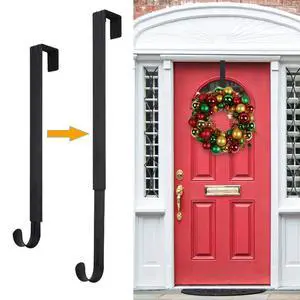 Wreath Hanger,Easter Decorations Adjustable Wreath Hanger for Front Door Decor from 14.9-25",Over The Door Hooks Organizer 20 lbs Larger Wreaths Hangers Christmas Wreaths Decorations Hook Wreath Hanger,Easter Decorations Adjustable Wreath Hanger for Front Door Decor from 14.9-25",Over The Door Hooks Organizer 20 lbs Larger Wreaths Hangers Christmas Wreaths Decorations Hook