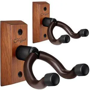 Guitar Wall Mount 2 Pack, Wood Guitar Hanger Wall Hook with Screws, Guitar Stand Wall Mount Holder for Acoustic Guitar, Banjo, Bass,Guitar Accessories Gifts for Guitar Players Guitar Wall Mount 2 Pack, Wood Guitar Hanger Wall Hook with Screws, Guitar Stand Wall Mount Holder for Acoustic Guitar, Banjo, Bass,Guitar Accessories Gifts for Guitar Players