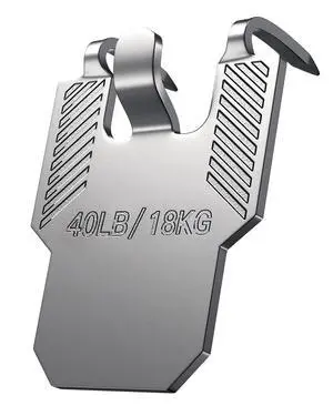 40 lb Drywall Picture Hangers Claw: 15 Pack Heavy Duty Damage Free Wall Picture Hanging Hooks - Art Mirror Photo Painting Frame Sawtooth Wire D Ring Hanger Kit for Room Office Decor 40 lb Drywall Picture Hangers Claw: 15 Pack Heavy Duty Damage Free Wall Picture Hanging Hooks - Art Mirror Photo Painting Frame Sawtooth Wire D Ring Hanger Kit for Room Office Decor