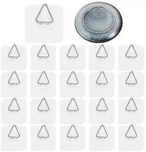Wall Plate Hangers for Display - Invisible Adhesive Picture Hangers for Wall - Ideal for Hanging Decorative Plates | Photo Frames | Paintings - 2.4 Inch Wall Plate Hangers for Display - Invisible Adhesive Picture Hangers for Wall - Ideal for Hanging Decorative Plates | Photo Frames | Paintings - 2.4 Inch