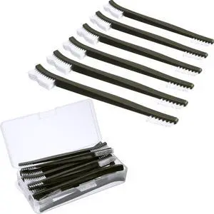 20 Packs Double-Ended Gun Cleaning Brushes 7 Inch Nylon All Purpose Cleaning Brush with Plastic Handle (White) 20 Packs Double-Ended Gun Cleaning Brushes 7 Inch Nylon All Purpose Cleaning Brush with Plastic Handle (White)
