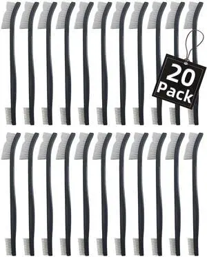 20 Pack Double-Ended Gun Cleaning Brush, 7 Inch Nylon Bristle Brushes, Gun Cleaning Supplies Kit, All Purpose Cleaning Brush with Plastic Handle 20 Pack Double-Ended Gun Cleaning Brush, 7 Inch Nylon Bristle Brushes, Gun Cleaning Supplies Kit, All Purpose Cleaning Brush with Plastic Handle