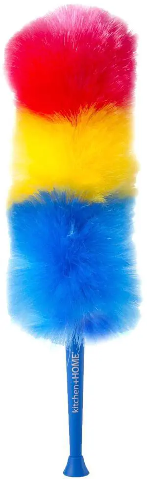 23 inch Rainbow Static Duster - Electrostatic Feather Duster Attracts dust Like a Magnet! 23 inch Rainbow Static Duster - Electrostatic Feather Duster Attracts dust Like a Magnet!