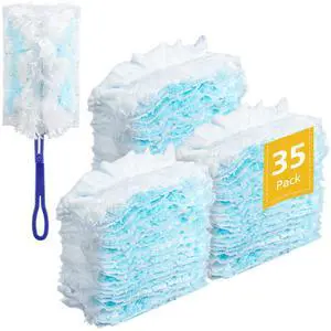 Duster Refills for Swiffer Dusters, 35 Count Disposable Duster Refill Heavy Duty Dusters Refills Replacement Head Duster Refills for Swiffer Dusters, 35 Count Disposable Duster Refill Heavy Duty Dusters Refills Replacement Head