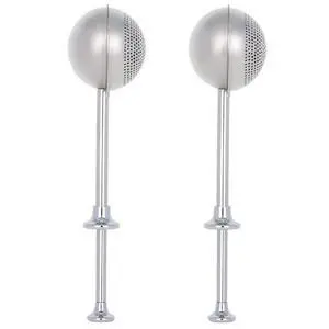 Set of 2 Flour Duster for Baking, Powdered Sugar Shaker Duster, 18/8 Stainless Steel Pick Up and Dust Flour Sifter with Spring-operated Handle for Easy One-handed Operation Set of 2 Flour Duster for Baking, Powdered Sugar Shaker Duster, 18/8 Stainless Steel Pick Up and Dust Flour Sifter with Spring-operated Handle for Easy One-handed Operation
