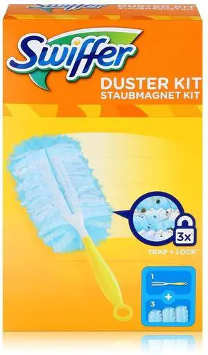 Microfibre dust Cleaner Set, 1 Handle and 3 Replacement Pads (Pack of 1x1 Piece) Microfibre dust Cleaner Set, 1 Handle and 3 Replacement Pads (Pack of 1x1 Piece)