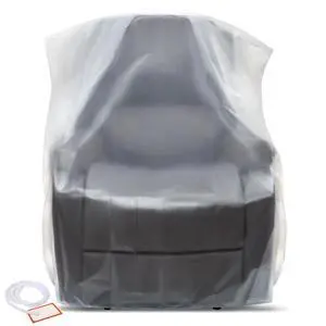 Plastic Furniture Covers for Moving Storage - Heavy-Duty Chair Cover Protectors, Waterproof & Dustproof Clear Moving Bags for Armchair or Recliner - Extra Large Bag Open Size 64 x 42 x 34 Inch Plastic Furniture Covers for Moving Storage - Heavy-Duty Chair Cover Protectors, Waterproof & Dustproof Clear Moving Bags for Armchair or Recliner - Extra Large Bag Open Size 64 x 42 x 34 Inch