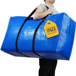 57 Gallon Extra Large Storage Bags, XXL Jumbo Large Moving Bags Heavy Duty, Storage Totes Zippered Moving Boxes Supplies for College, Foldable Duffle Bag for Travel, Christmas Tree Bag, 42x23x13.5inch 57 Gallon Extra Large Storage Bags, XXL Jumbo Large Moving Bags Heavy Duty, Storage Totes Zippered Moving Boxes Supplies for College, Foldable Duffle Bag for Travel, Christmas Tree Bag, 42x23x13.5inch