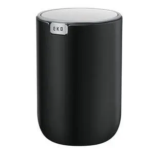 Fandy 0.4 Gal/1.5L Mini Tabletop Trash Bin with Swing-Lid, Desktop Trash Can for Bathroom Countertop, Vanity, Coffee or Office, Small Garbage Bin (Black) Fandy 0.4 Gal/1.5L Mini Tabletop Trash Bin with Swing-Lid, Desktop Trash Can for Bathroom Countertop, Vanity, Coffee or Office, Small Garbage Bin (Black)
