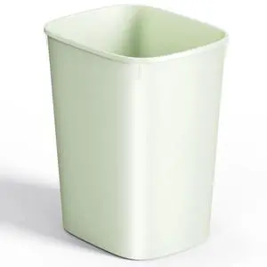 Bathroom Trash Can with Lid, 10L/2.6 Gal Small Garbage Can with Press Top Lid, Slim Plastic Waste Basket for Toilet, Office, Bedroom(Green) Bathroom Trash Can with Lid, 10L/2.6 Gal Small Garbage Can with Press Top Lid, Slim Plastic Waste Basket for Toilet, Office, Bedroom(Green)