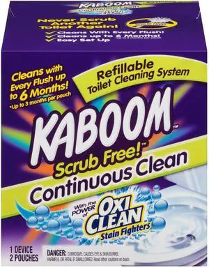 Scrub Free! Toilet Bowl Cleaner System with 2 Refills Scrub Free! Toilet Bowl Cleaner System with 2 Refills