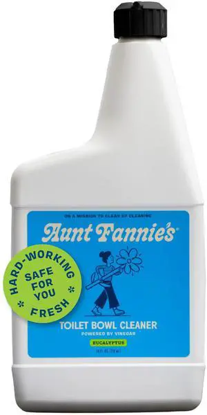 Toilet Bowl Cleaner, Bleach-Free Cleaner Powered by Vinegar, Freshens and Removes Stains, Eucalyptus Scent, 24 fl oz, Pack of 1 Toilet Bowl Cleaner, Bleach-Free Cleaner Powered by Vinegar, Freshens and Removes Stains, Eucalyptus Scent, 24 fl oz, Pack of 1