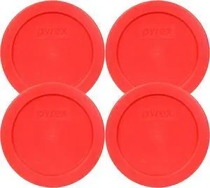 7200-PC 2-Cup Red Food Storage Replacement Lid (4-Pack) - Made in USA 7200-PC 2-Cup Red Food Storage Replacement Lid (4-Pack) - Made in USA