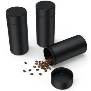 Portable Metal Aluminum Food Storage Jar 3-Pack,Airtight,Smell,Proof,Container, Metal Waterproof Small Bottle Multipurpose Container Spices Container Portable Metal Aluminum Food Storage Jar 3-Pack,Airtight,Smell,Proof,Container, Metal Waterproof Small Bottle Multipurpose Container Spices Container