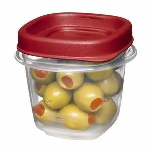 Easy Find Lids Food Storage Containers, 0.5 Cup, Racer Red, 2-Piece Set Easy Find Lids Food Storage Containers, 0.5 Cup, Racer Red, 2-Piece Set