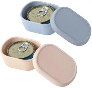Canned Cat Food Storage Container for 3oz Cat Cans, 2Pack Silicone Airtight Can Cover Pet Food Sealer Reusable Sealing Box for 2.56''/65mm Can Keep Food Fresh Canned Cat Food Storage Container for 3oz Cat Cans, 2Pack Silicone Airtight Can Cover Pet Food Sealer Reusable Sealing Box for 2.56''/65mm Can Keep Food Fresh