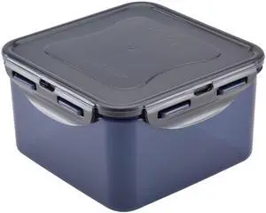 ECO Food Storage Container with Lid / BPA-Free / Dishwasher Safe, Square, 5-Cup - Assorted Colors ECO Food Storage Container with Lid / BPA-Free / Dishwasher Safe, Square, 5-Cup - Assorted Colors