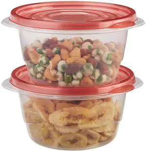 TakeAlongs Small Bowl Food Storage Containers, 3.2 Cup, Tint Chili, 2 Count TakeAlongs Small Bowl Food Storage Containers, 3.2 Cup, Tint Chili, 2 Count