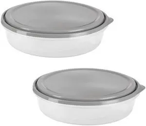 EveryWare Extra Large 12 inch Round Container 2 pack, BPA Free EveryWare Extra Large 12 inch Round Container 2 pack, BPA Free