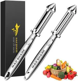 Vegetable Peeler, Potato Peelers, I-Shaped Ultra Sharp Stainless Steel Blades Peelers, Orange Peeler for Kitchen, Veggie, Fruit, Garlic, Carrot, Apple Peeling 2pcs Vegetable Peeler, Potato Peelers, I-Shaped Ultra Sharp Stainless Steel Blades Peelers, Orange Peeler for Kitchen, Veggie, Fruit, Garlic, Carrot, Apple Peeling 2pcs