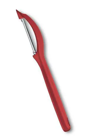 VIC-7.6075.1 Specialty Knives & Tools Peelers Peeler Serrated Red,Multi VIC-7.6075.1 Specialty Knives & Tools Peelers Peeler Serrated Red,Multi