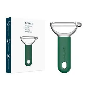 Swivel Vegetable Potato Peeler for Kitchen, Japanese Stainless Steel Sharp Blade, Heavy Duty Die-cast Construction Y Peeler, Built-in Eye Remover, Soft-touch Handle, Dishwasher Safe, Green Swivel Vegetable Potato Peeler for Kitchen, Japanese Stainless Steel Sharp Blade, Heavy Duty Die-cast Construction Y Peeler, Built-in Eye Remover, Soft-touch Handle, Dishwasher Safe, Green