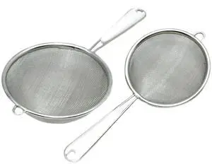 Basic Mesh Strainer, 3 and 4 Inch, 2 Piece Set, Stainless Steel Basic Mesh Strainer, 3 and 4 Inch, 2 Piece Set, Stainless Steel
