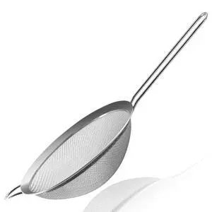 Fine Mesh Strainers - Premium Stainless Steel Colander Sieve Sifters, with Durable Mesh and Sturdy Handle, Excellent for Sifting Dry ingredients, Flour, Pastas, Rice, Tea (7.09" Fine Mesh Strainers - Premium Stainless Steel Colander Sieve Sifters, with Durable Mesh and Sturdy Handle, Excellent for Sifting Dry ingredients, Flour, Pastas, Rice, Tea (7.09"