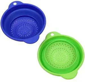 Select Silicone Plastic Colander, 8 inch, Color May Vary Select Silicone Plastic Colander, 8 inch, Color May Vary