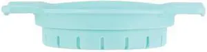 Classic Can Strainer and Colander, Aqua Sky - Snap-On Lid Strainer for Tuna, Canned Vegetables, Pasta, Fruits - Fits Standard Cans, Dishwasher Safe Kitchen Tool Classic Can Strainer and Colander, Aqua Sky - Snap-On Lid Strainer for Tuna, Canned Vegetables, Pasta, Fruits - Fits Standard Cans, Dishwasher Safe Kitchen Tool