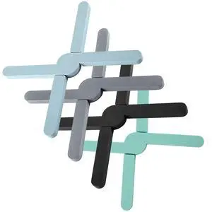 Foldable Silicone Trivets, 4 PCS Expandable Trivets for Dishes, Hot Pots and Pans Anti-Slip Heat Water Resistant Silicone Hot Pads/Pot Holders Foldable Silicone Trivets, 4 PCS Expandable Trivets for Dishes, Hot Pots and Pans Anti-Slip Heat Water Resistant Silicone Hot Pads/Pot Holders