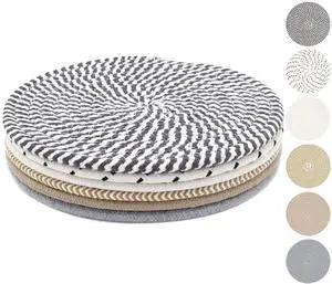 10 Inch Trivets for Hot Dishes, Hot Pots and Pans, Extra Large Thick Heat Resistant Large Coaster for Kitchen, Hot Pads, Kitchen Essentials, Pot Holders for Table & Countertop, 6 Pcs 10 Inch Trivets for Hot Dishes, Hot Pots and Pans, Extra Large Thick Heat Resistant Large Coaster for Kitchen, Hot Pads, Kitchen Essentials, Pot Holders for Table & Countertop, 6 Pcs